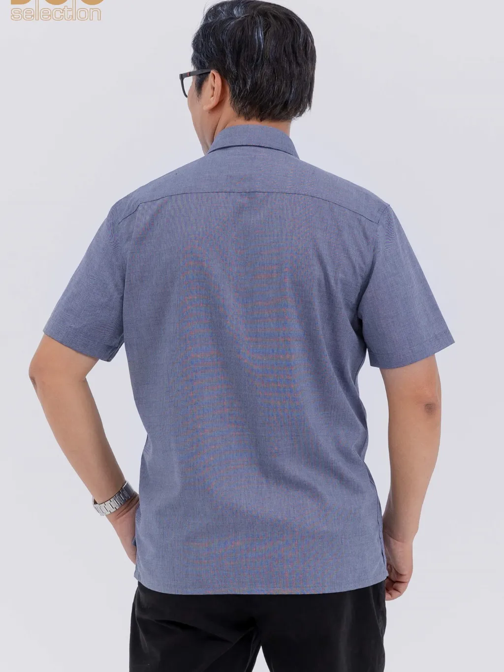 Ảnh Áo sơ mi nam trung niên ngắn tay DGCs - SASNBC60M. 2