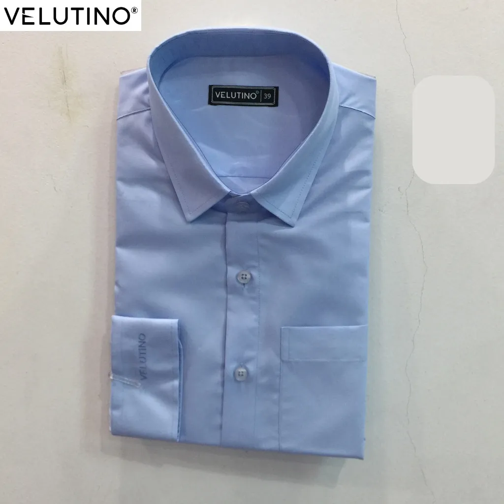 Ảnh Áo sơ mi nam Velutino dài tay túi ngực công sở cao cấp 2