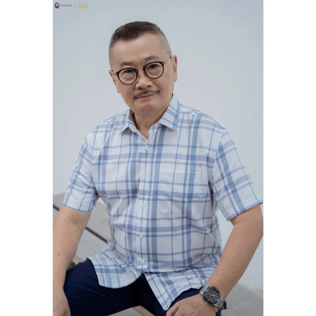 Ảnh Áo sơ mi ngắn tay DGCs - SASNBC32M 1