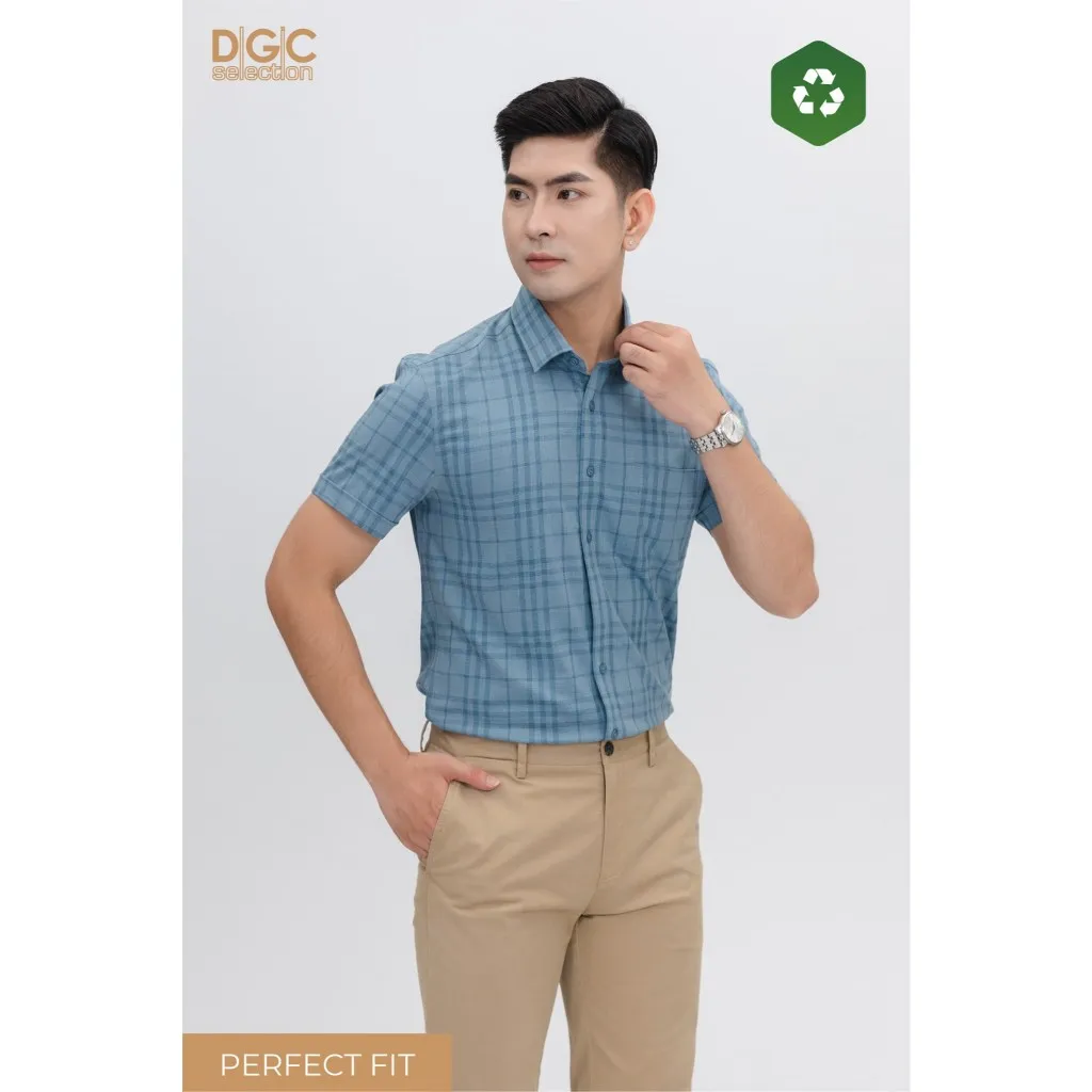 Ảnh Áo sơ mi ngắn tay DGCs - SASNBD164M 4