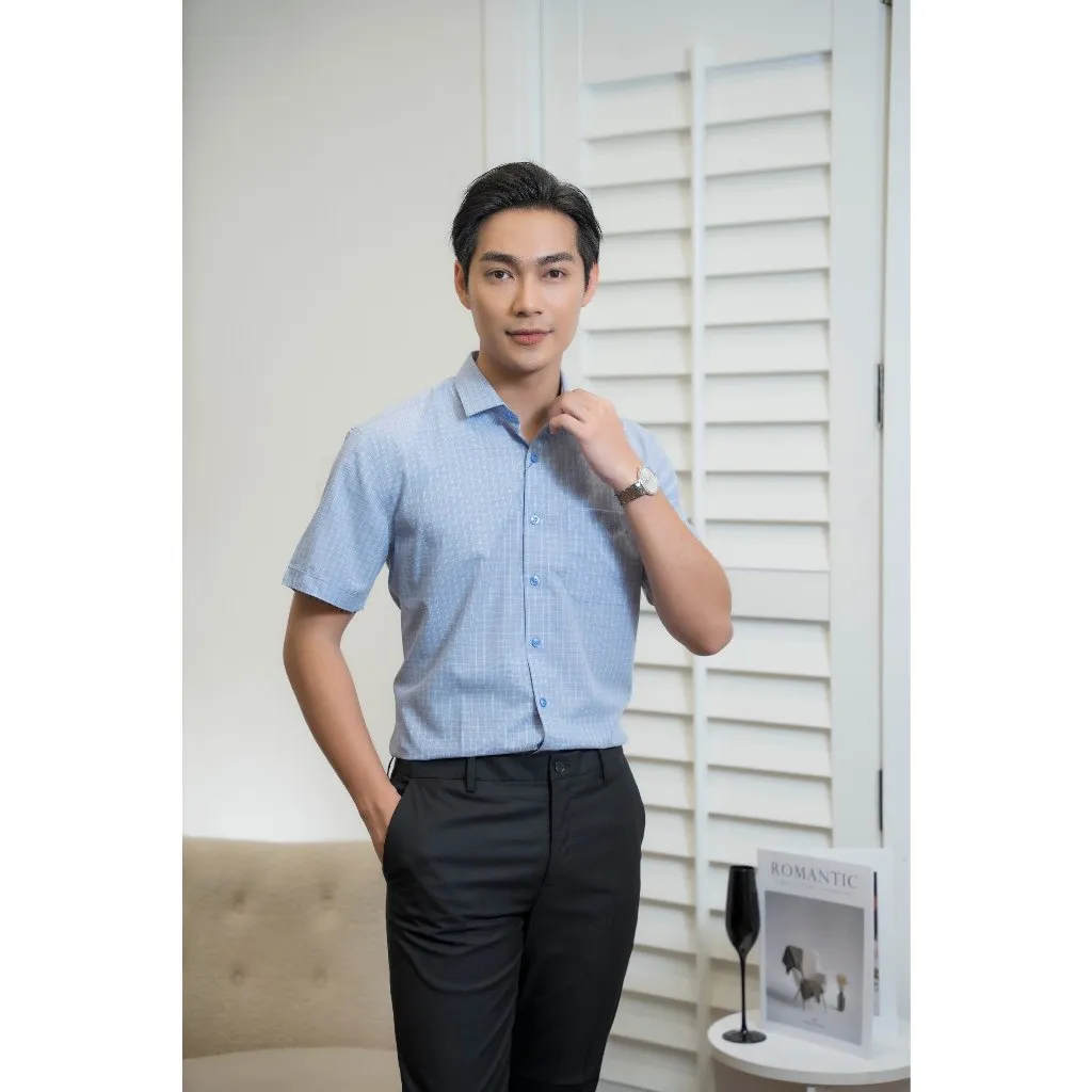 Ảnh Áo sơ mi ngắn tay DGCs - SASNBC61M -M1 1