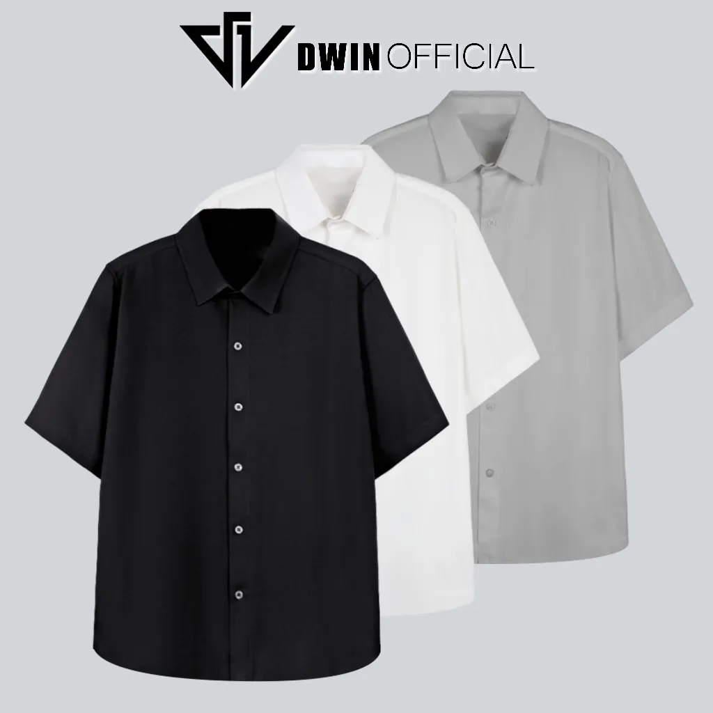 Đánh Giá Áo Sơ Mi Ngắn Tay DWIN Kaki Cotton 300gsm Unisex Đứng Form