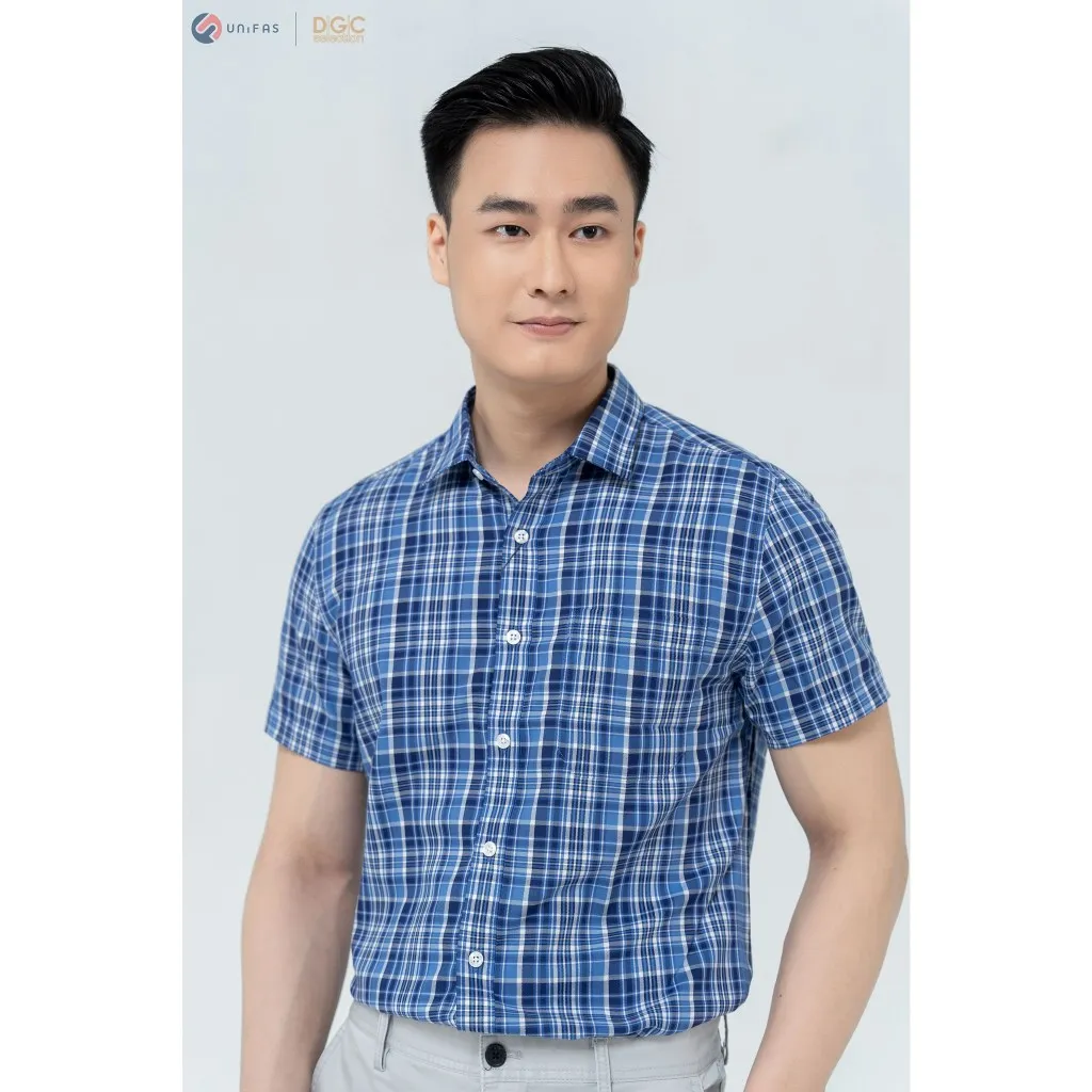 Ảnh Áo sơ mi ngắn tay Slim Fit DGCs - sasnbb33m 2