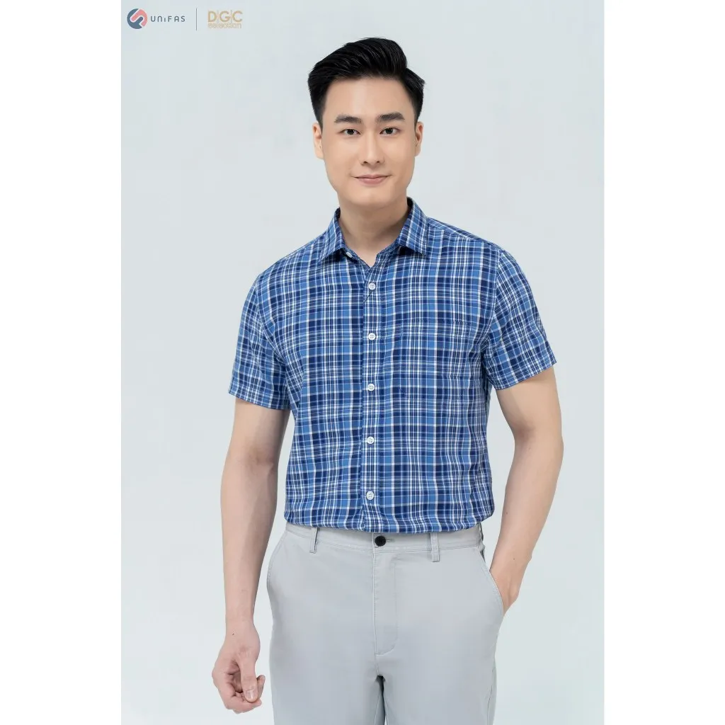 Ảnh Áo sơ mi ngắn tay Slim Fit DGCs - sasnbb33m 3