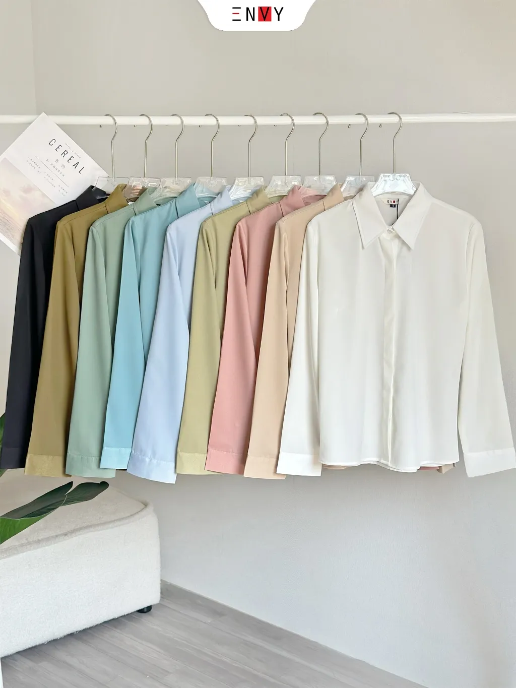Đánh Giá Áo Sơ Mi Nữ Công Sở ENVY S223 Khuy Giấu Nút | Thanh Lịch & Tinh Tế