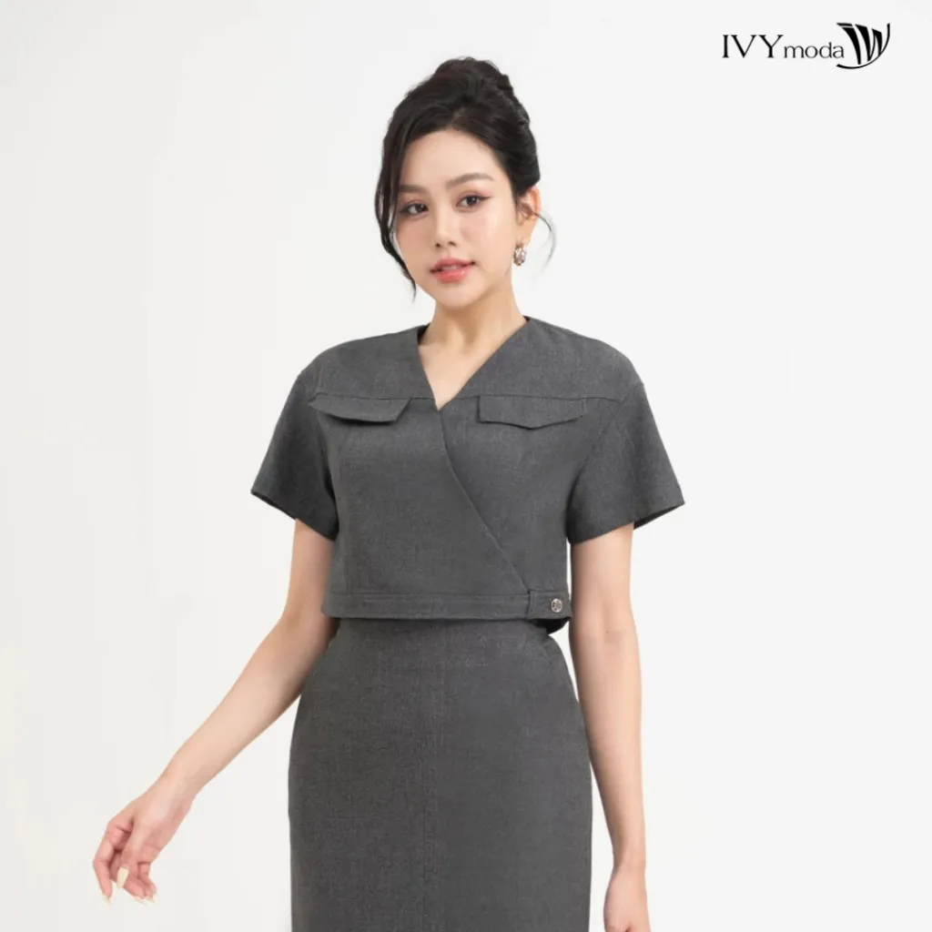 Ảnh Áo sơ mi nữ kiểu Expert IVY moda MS 16T0231 2