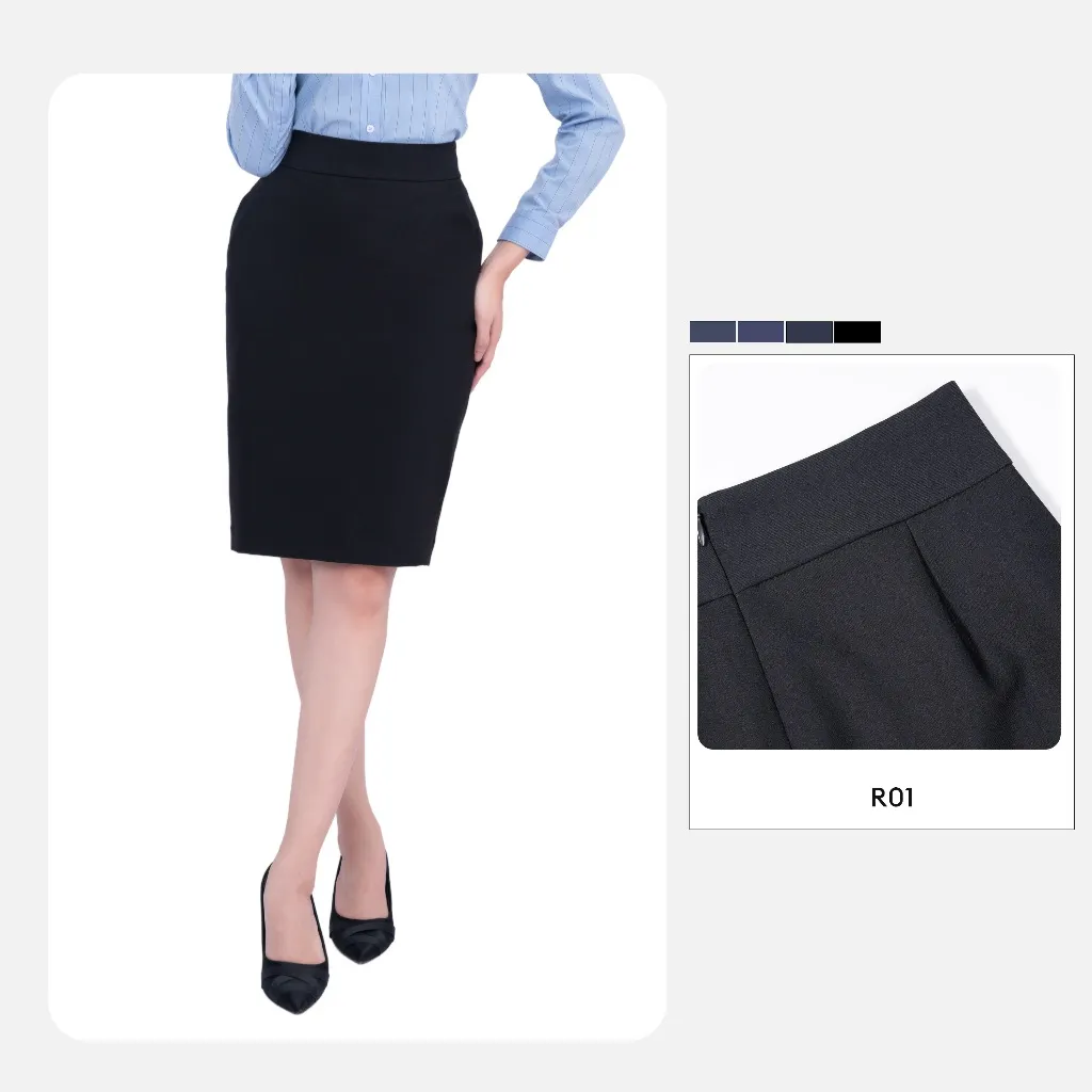 Ảnh Áo Sơ Mi Nữ Thái Hòa Đa Chất Liệu R01 Cotton, R10 Sợi tre, R09 Lụa, Họa Tiết Trơn Kiểu Ngắn Dài 4