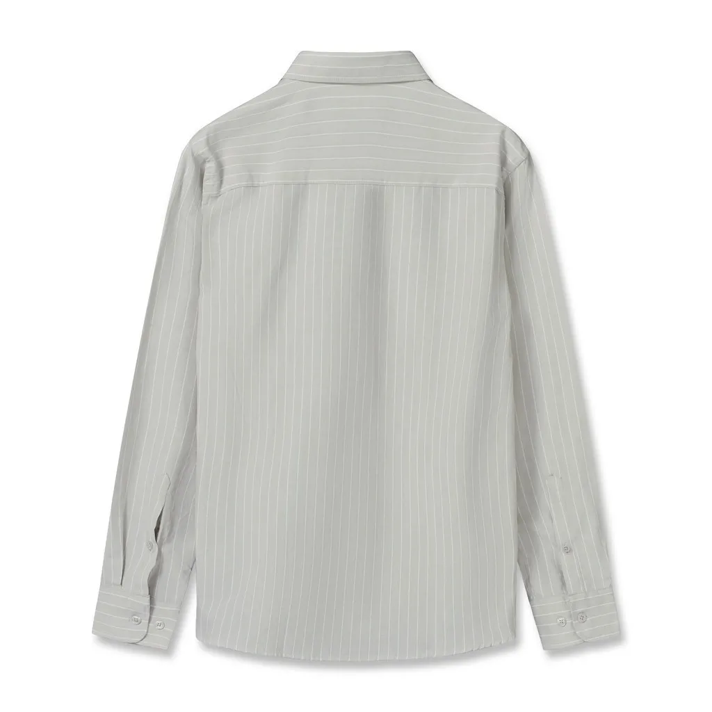 Ảnh Áo Sơ Mi Oxford Nam Tay Dài Sọc Dọc Cityline Form Regular SMID0257 2