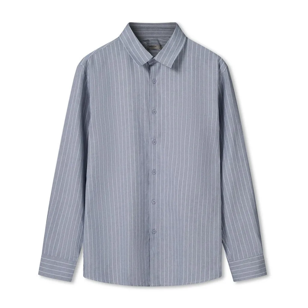 Ảnh Áo Sơ Mi Oxford Nam Tay Dài Sọc Dọc Cityline Form Regular SMID0257 3