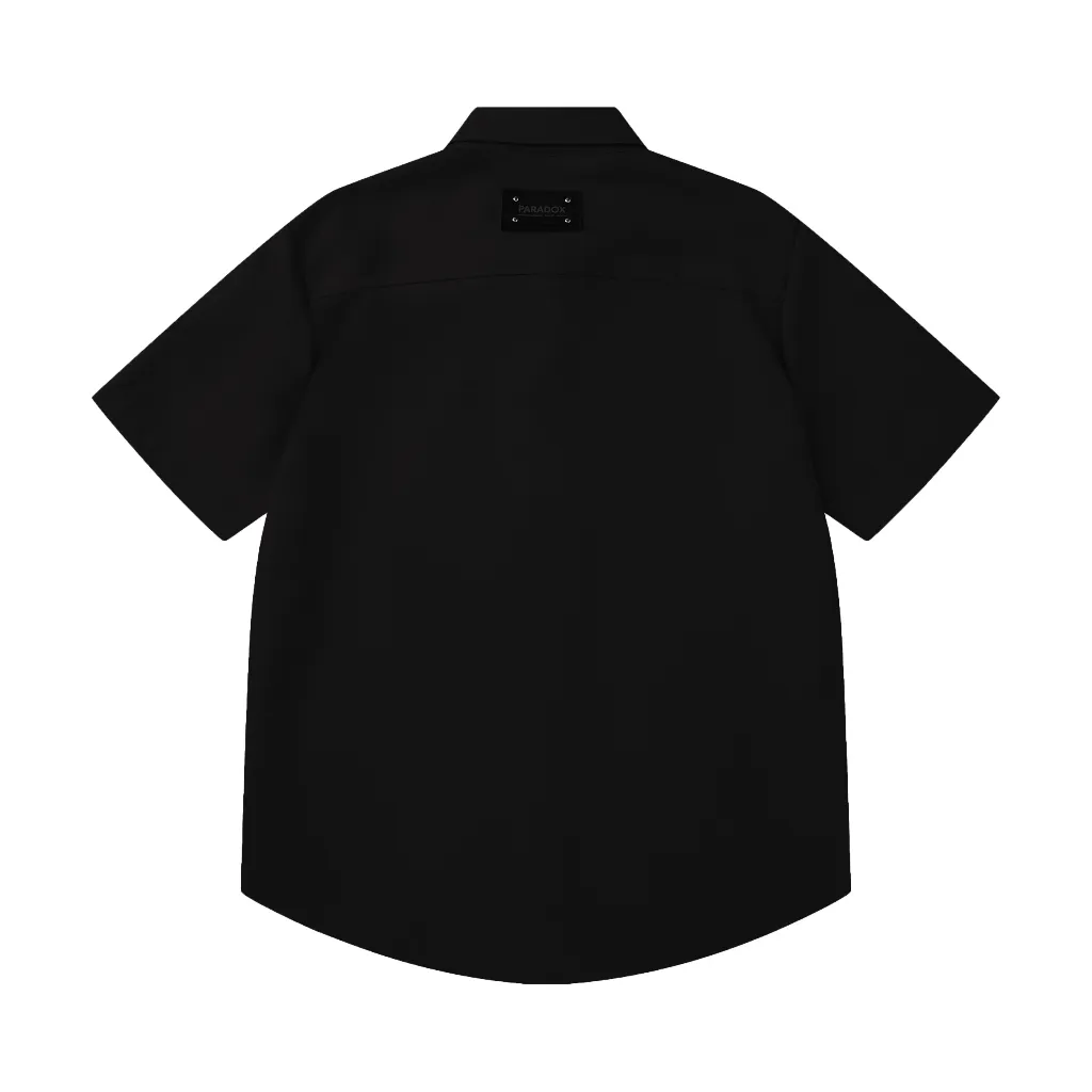 Ảnh Áo sơ mi POCKETY SHIRT Cotton lạnh Màu Trắng, Đen PARADOX SM5V0302 4