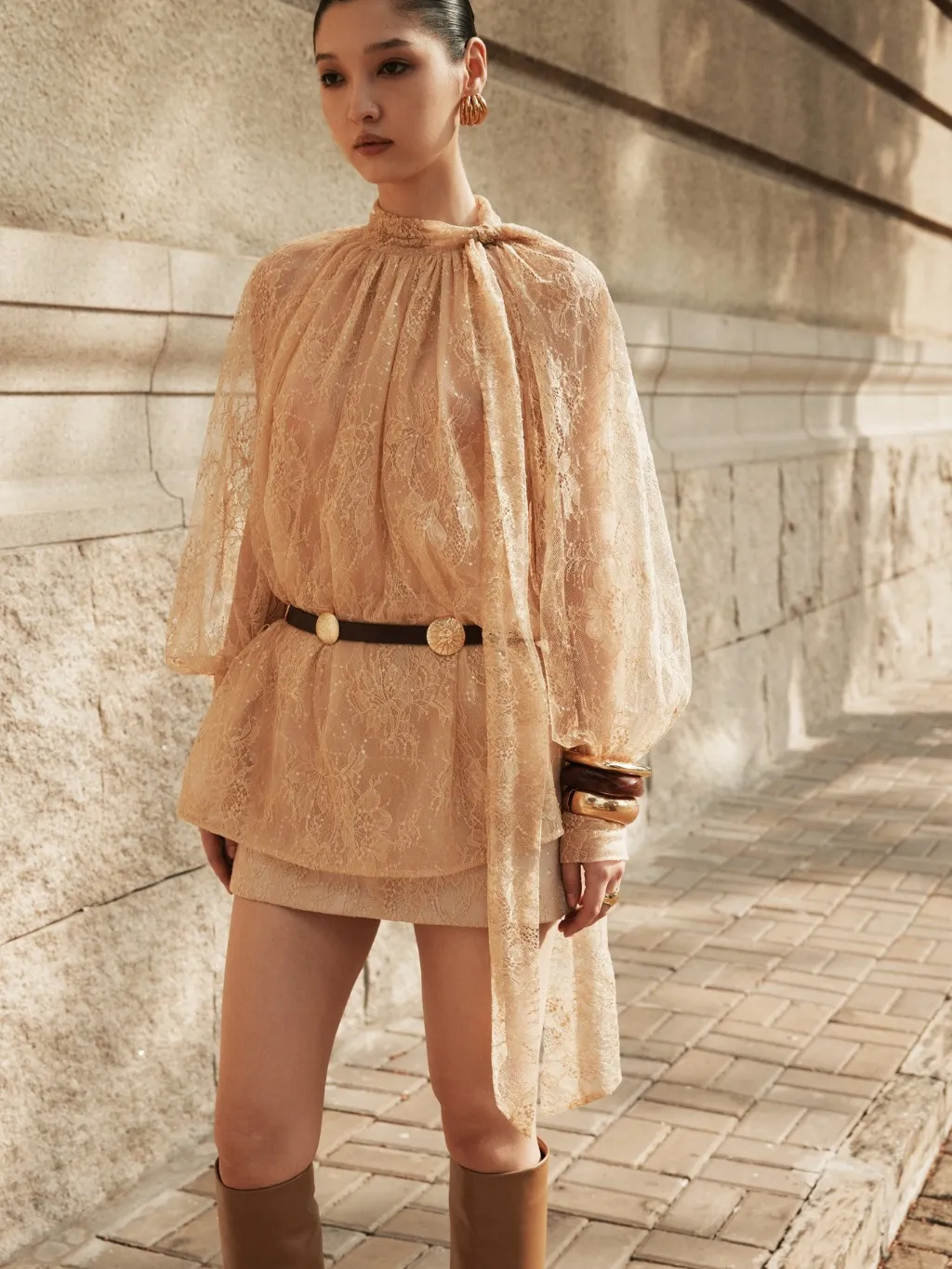 Ảnh Áo sơ mi ren Evelina Blouse HUONG BOUTIQUE HBSM1176 4