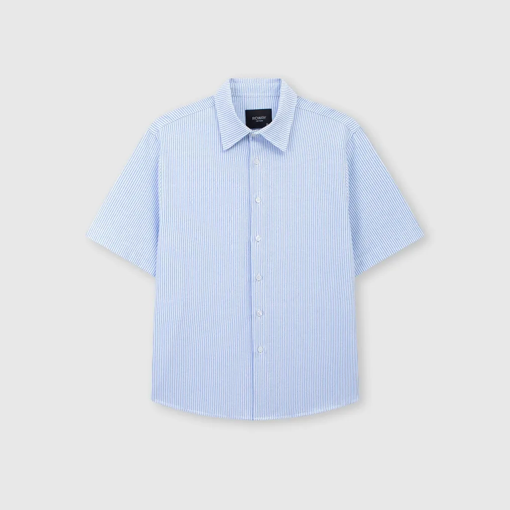 Ảnh Áo sơ mi ROWAY form regular | Cộc tay oxford 2