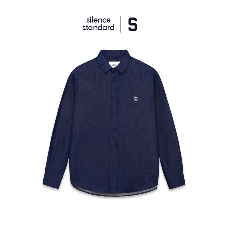 Ảnh Áo sơ mi SilenceStandard Eco Denim Thêu Logo S [SB01] 1