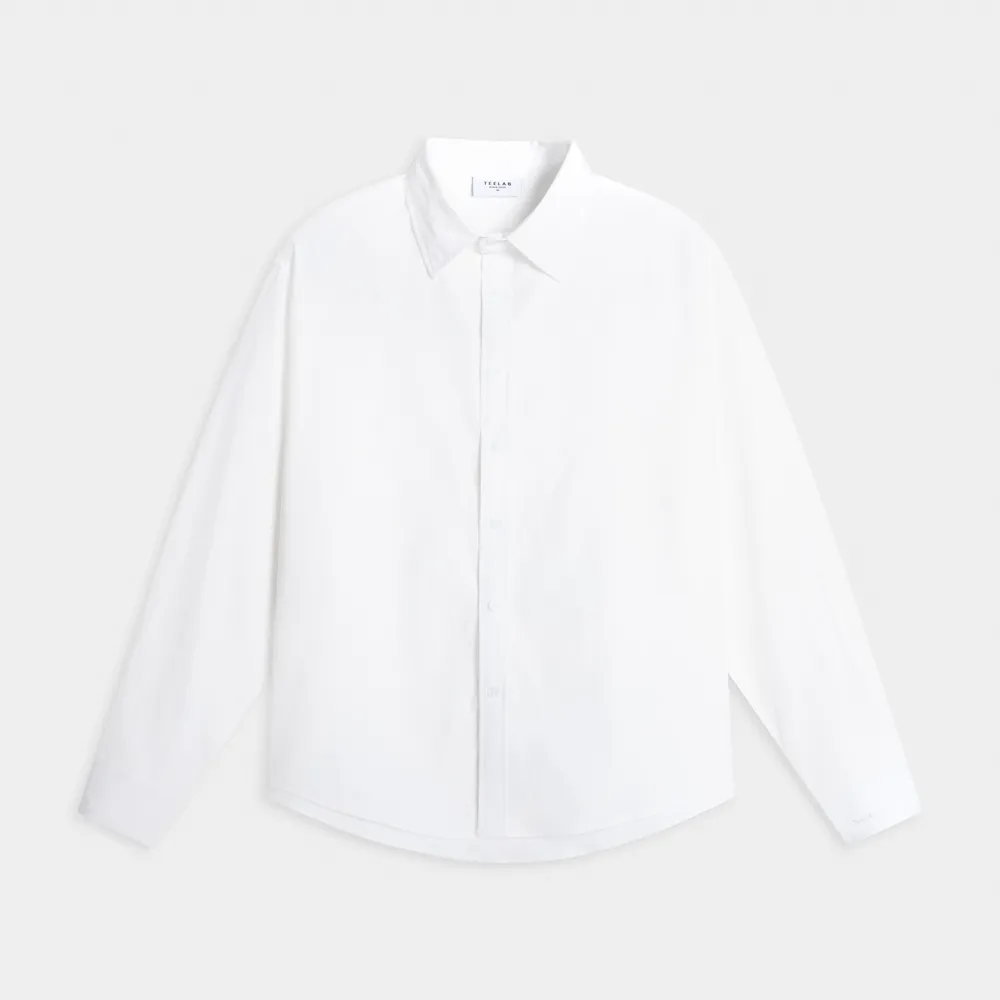 Ảnh Áo Sơ Mi Tay Dài Teelab Basic Oxford Shirts Unisex Form Oversize Local Brand SS066 2
