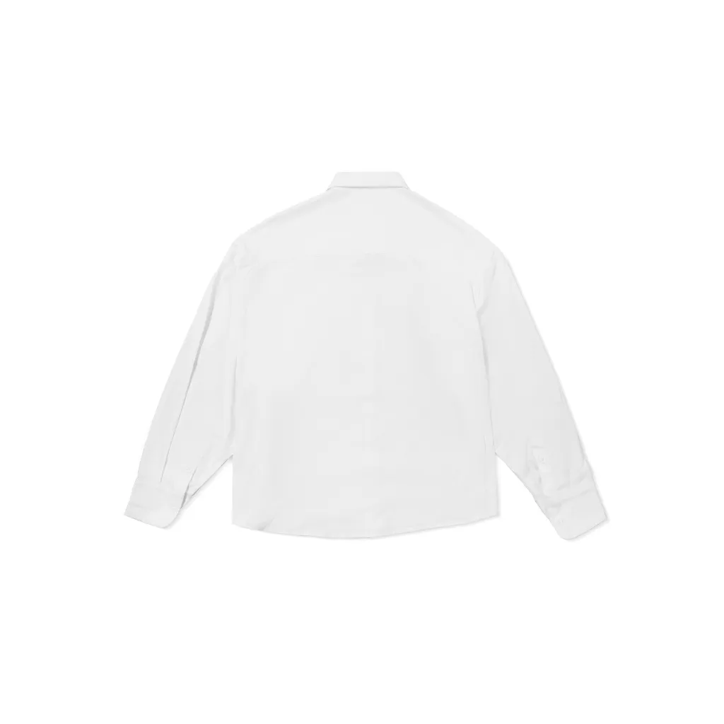 Ảnh ÁO SƠ MI TAY DÀI UNISEX HADES WHITE ASTRAL SHIRT COTTON - HADES BRAND CHÍNH HÃNG 2