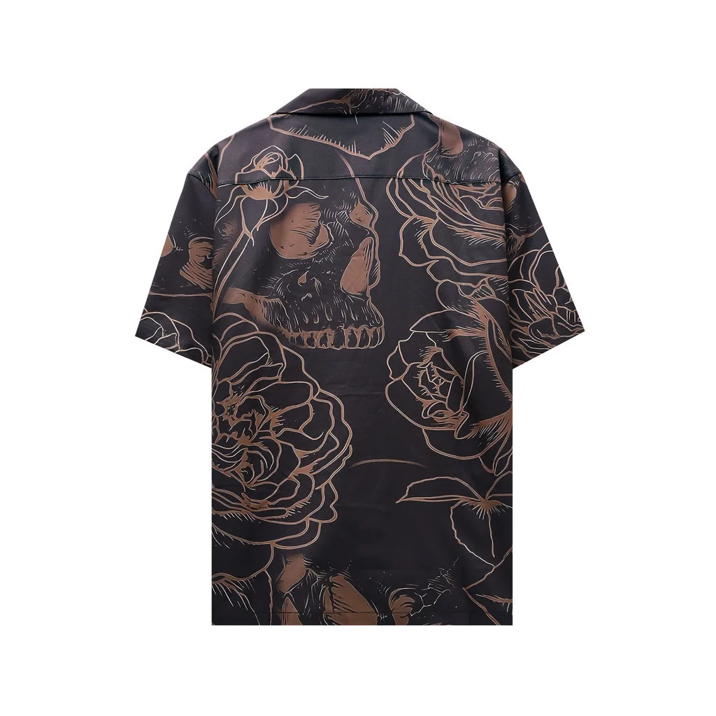 Ảnh Áo Sơ Mi Tay Ngắn Nam Chất Vải Chéo Thái Ít Nhăn FAPAS Camel SS2 1