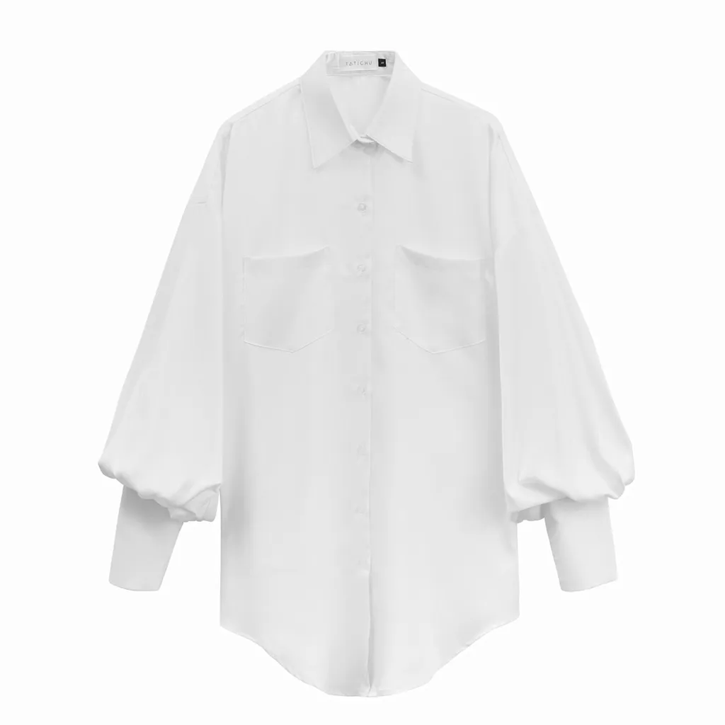 Ảnh Áo sơ mi tay phồng form rộng - TATICHU Alfed Shirt 1