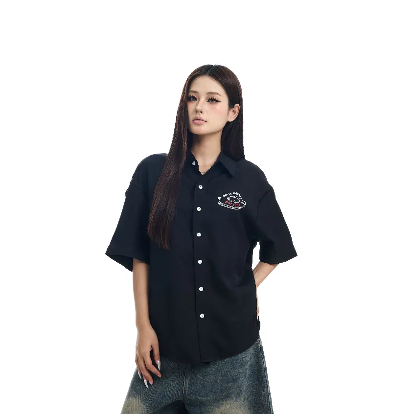 Ảnh Áo sơ mi TICKING SHIRT Cotton lạnh PARADOX SM5V0301 2
