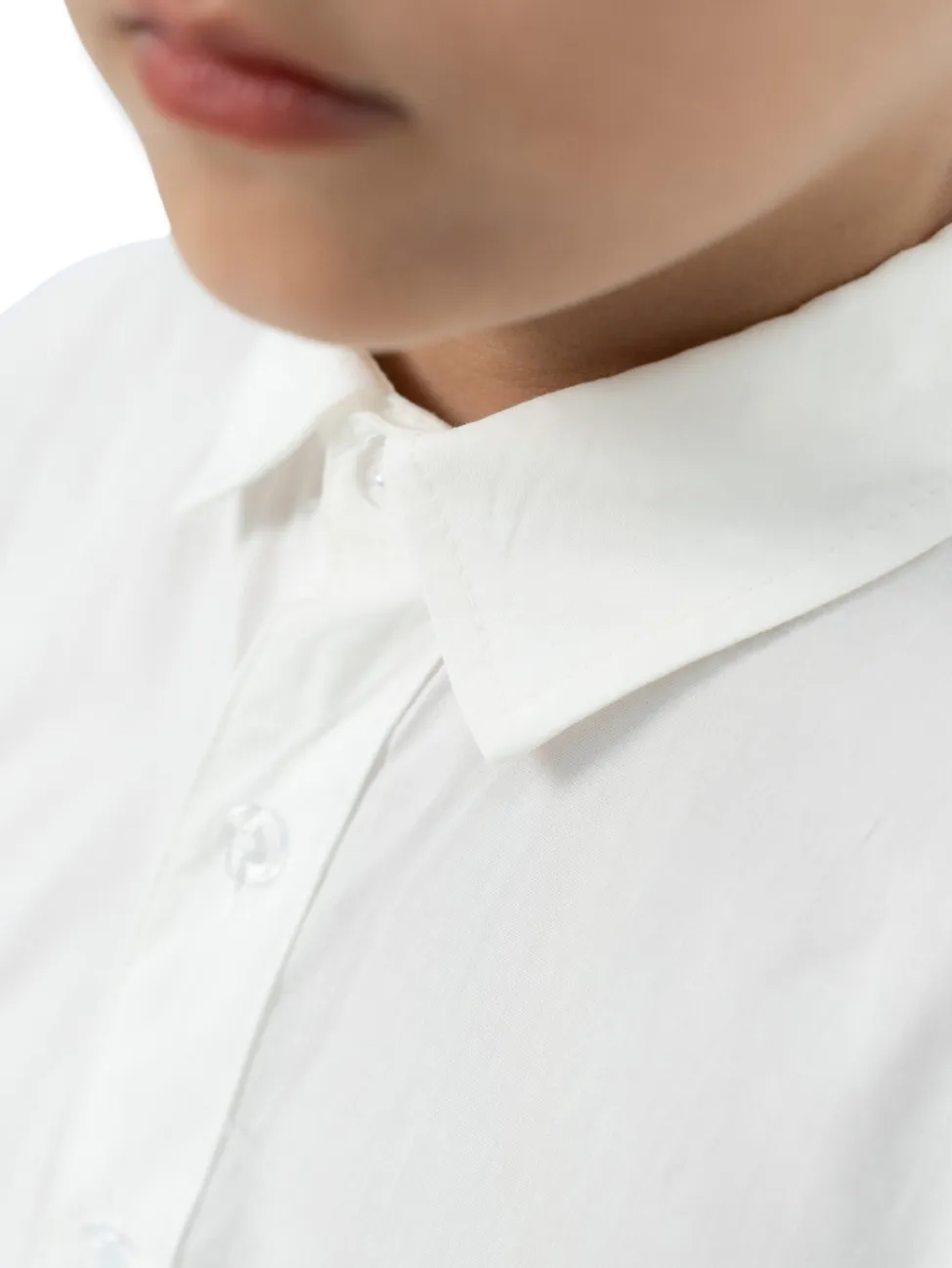 Ảnh Áo sơ mi trắng cộc tay bé trai RIOMIO size 21-42kg, chất cotton thô Hàn mềm thoáng mát RA660 3
