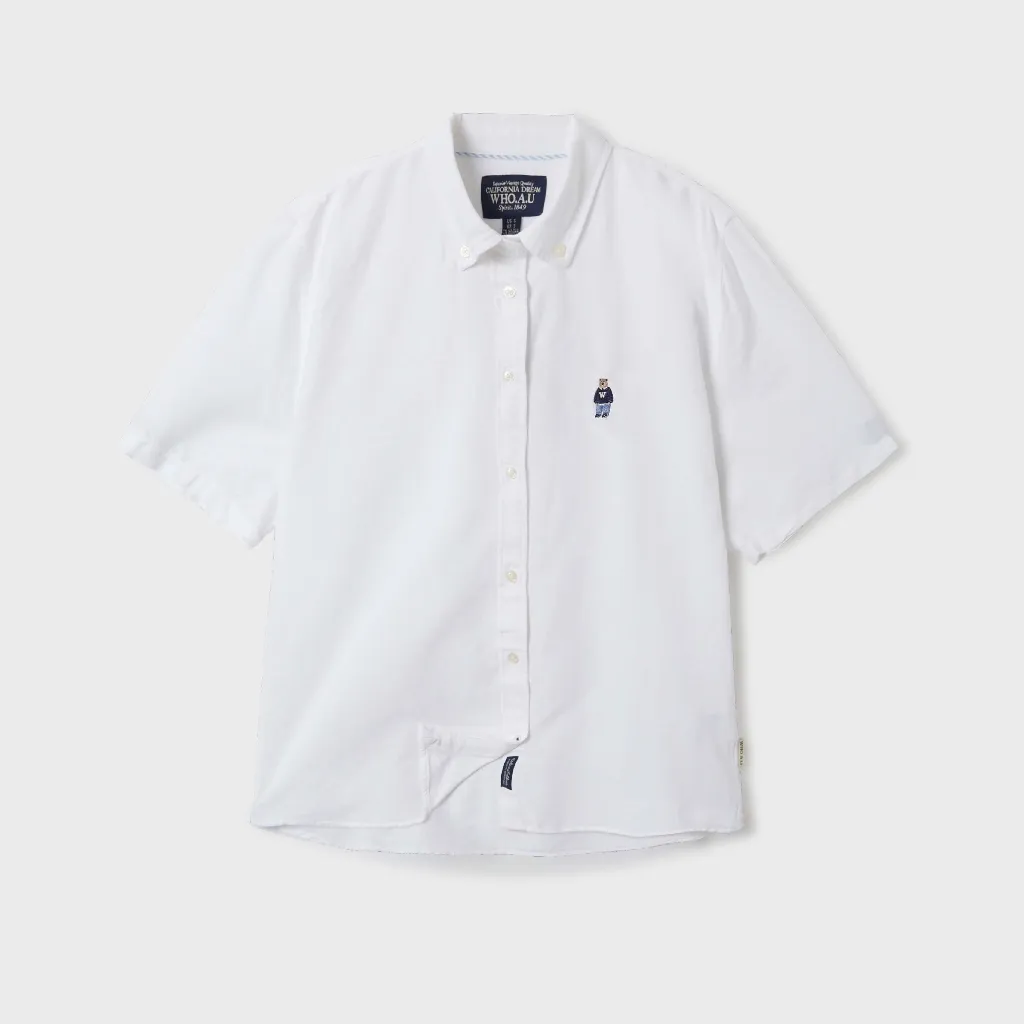Ảnh Áo Sơ Mi WHO.A.U Steve Oxford Shirts(Slim Fit)_WHYWF2501F 1
