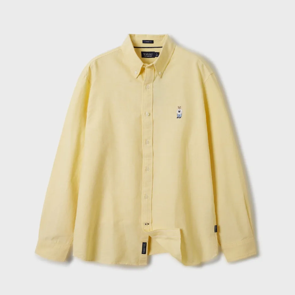 Ảnh Áo Sơ Mi WHO.A.U Steve Oxfort Shirts_WHYWF2311U 3