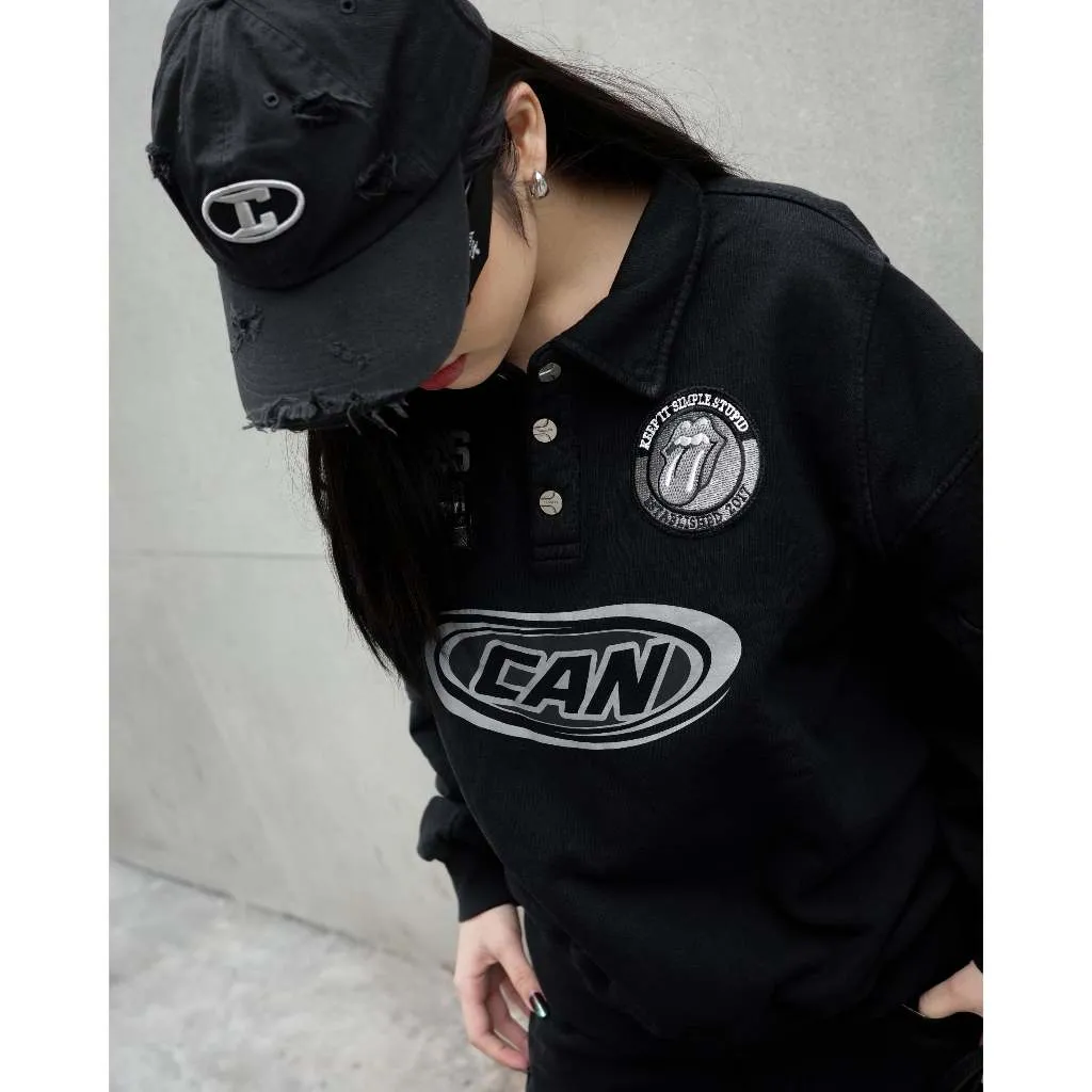 Ảnh Áo Sweater Candles Street Gear Polo Oversized Fit Unisex 2