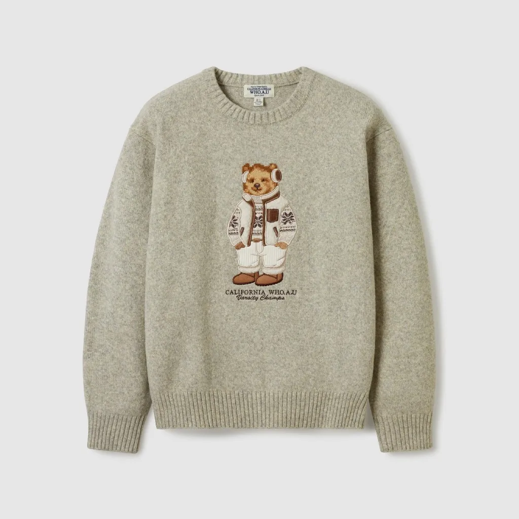 Ảnh Áo Sweater WHO.A.U Steve Premium Jacquard Sweater_WHKAE4T11U 2