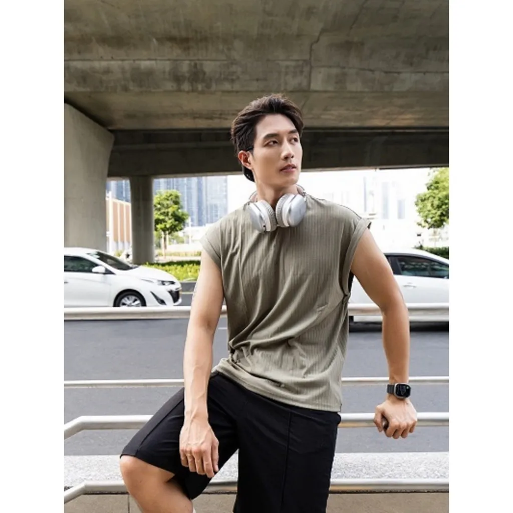 Ảnh Áo Tanktop nam form REGULAR R1510 BD451 chất cotton thoáng mát đứng form trẻ trung outlet BEN & TOD 4