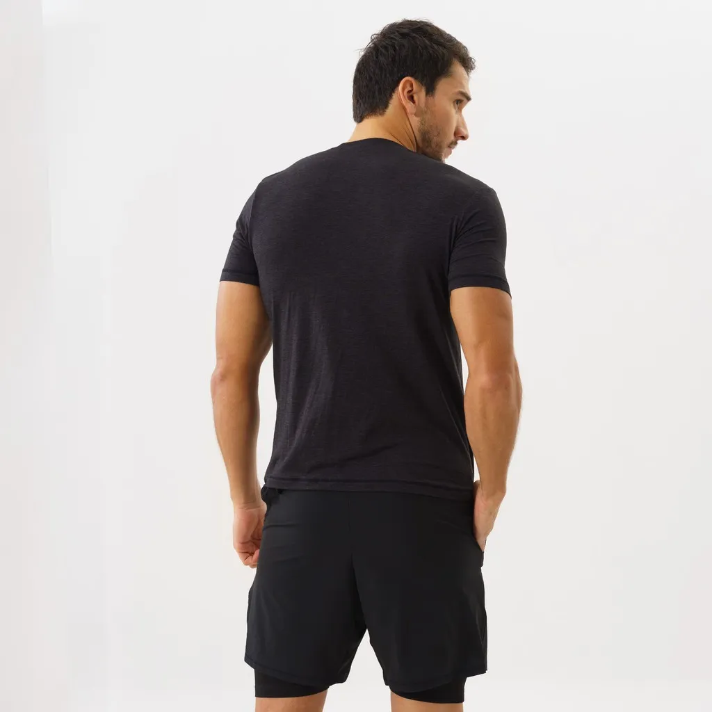 Ảnh Áo tập gym nam Hibi Sports T101, form ôm vừa, kiểu ngắn tay 2