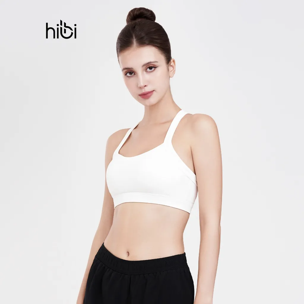 Ảnh Áo tập Yoga Gym dây phối trắng BA507 Hibi Sports - Kèm mút 3