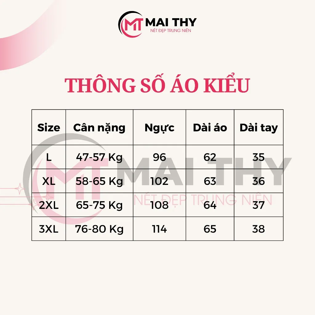 Ảnh Áo Thêu Trung Niên MAI THY 771, Mẫu Sơ Mi Nữ Form Rộng Cổ Tàu Thêu Hoa Mai Chất Voan Hàn | Thời Trang Trung Niên U50 1