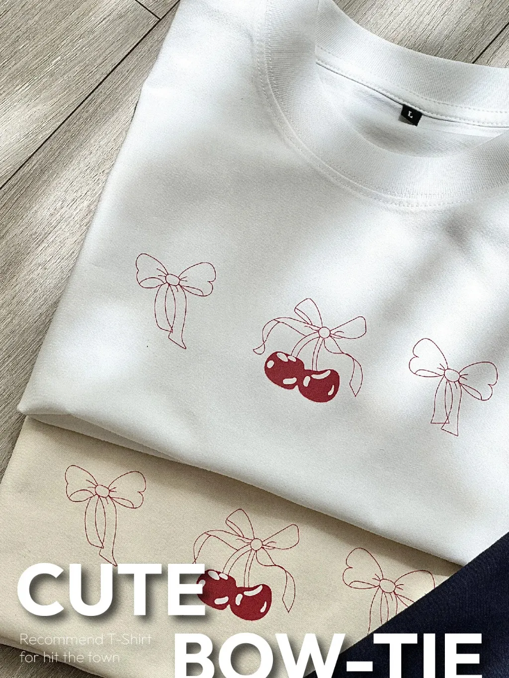 Ảnh Áo thun baby tee nơ cherry TiQi Jeans A100 2