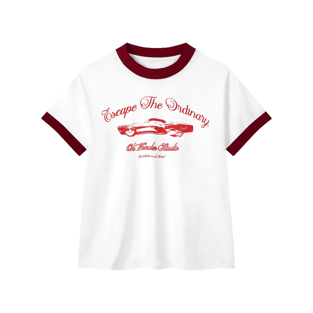 Ảnh Áo thun Baby Tee  Ringer Oh Wonder Studio - Drift Club Collection - 1 3