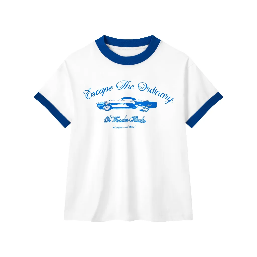 Ảnh Áo thun Baby Tee  Ringer Oh Wonder Studio - Drift Club Collection - 1 4