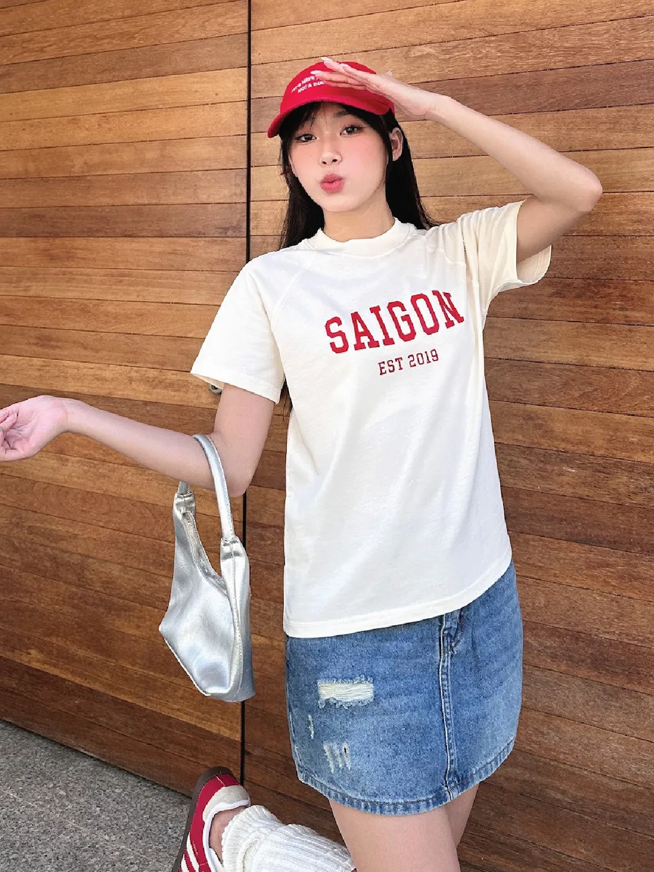 Ảnh Áo thun baby tee Saigon vải cotton TiQi Jeans A65 4