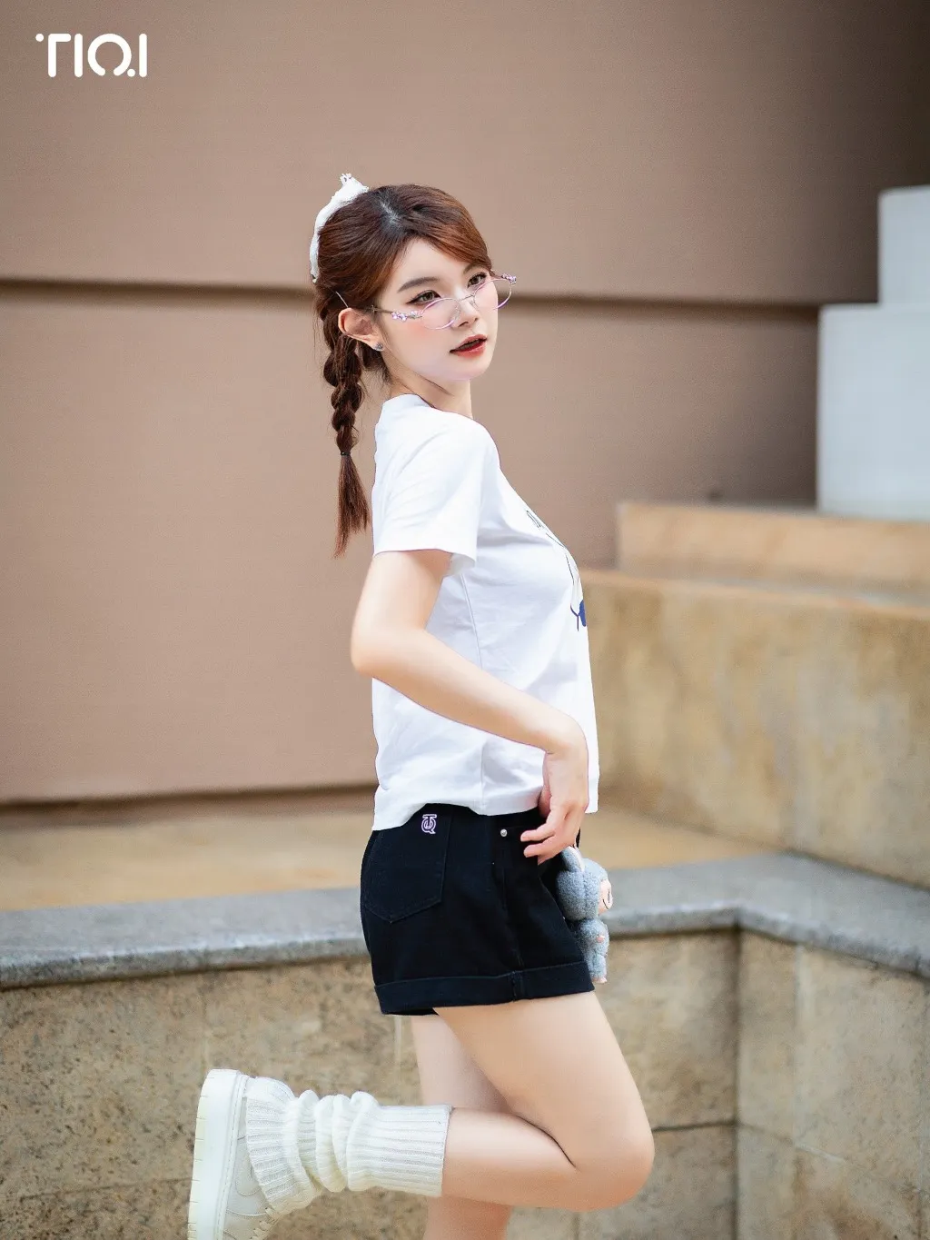 Ảnh Áo thun babytee chất cotton 2 chiều TiQi Jeans in họa tiết Clouds AB-03 2