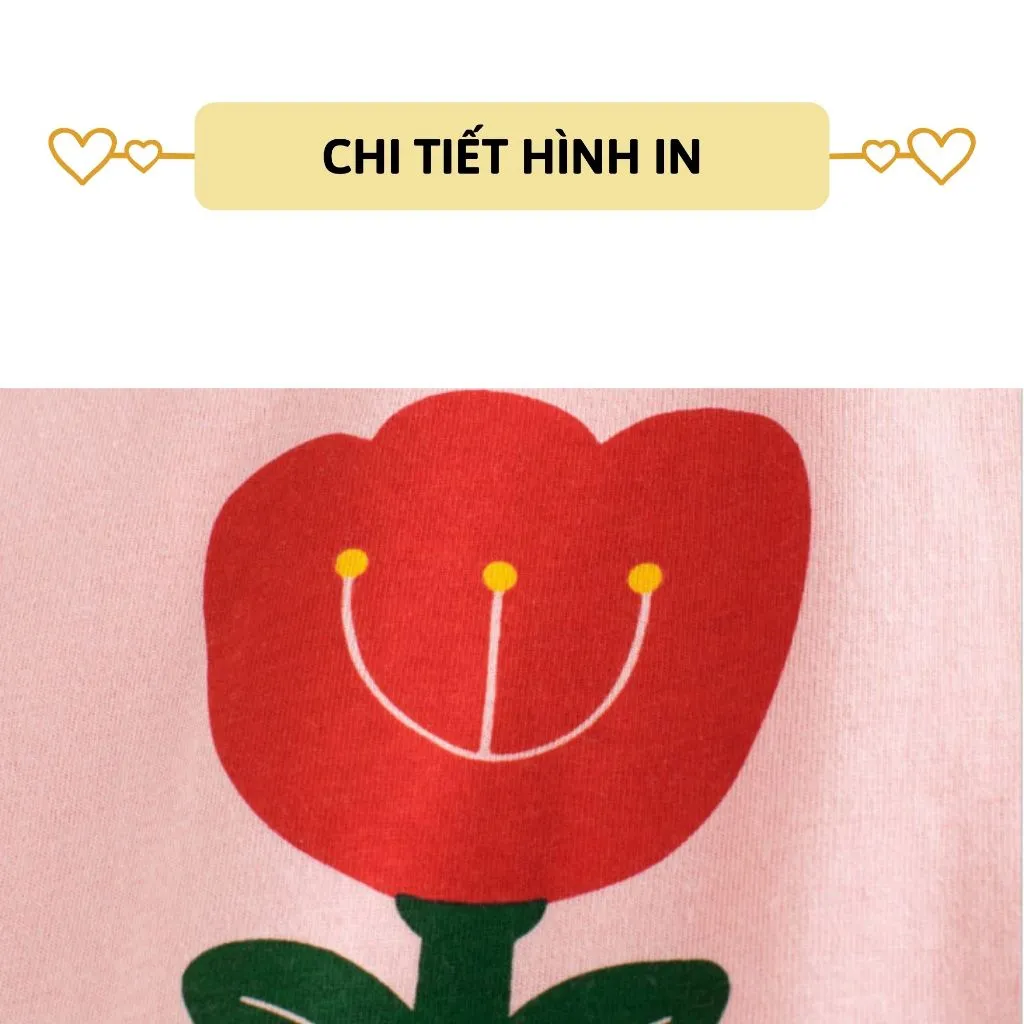 Ảnh Áo thun bé gái ngắn tay 27Kids 27Home Tshirt cộc nữ vải Cotton cho trẻ từ 2-10 tuổi GSTS2 3