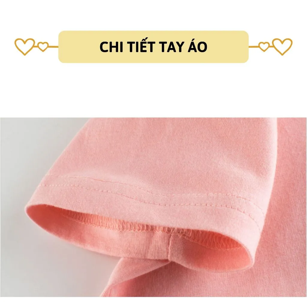 Ảnh Áo thun bé gái ngắn tay 27Kids 27Home Tshirt cộc nữ vải Cotton cho trẻ từ 2-10 tuổi GSTS2 4