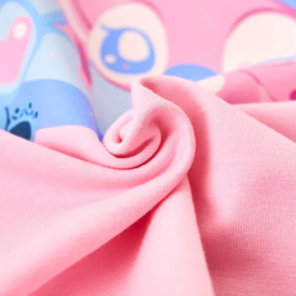 Ảnh Áo thun bé gái Rabity ngắn tay cotton hình sticth 92257 4