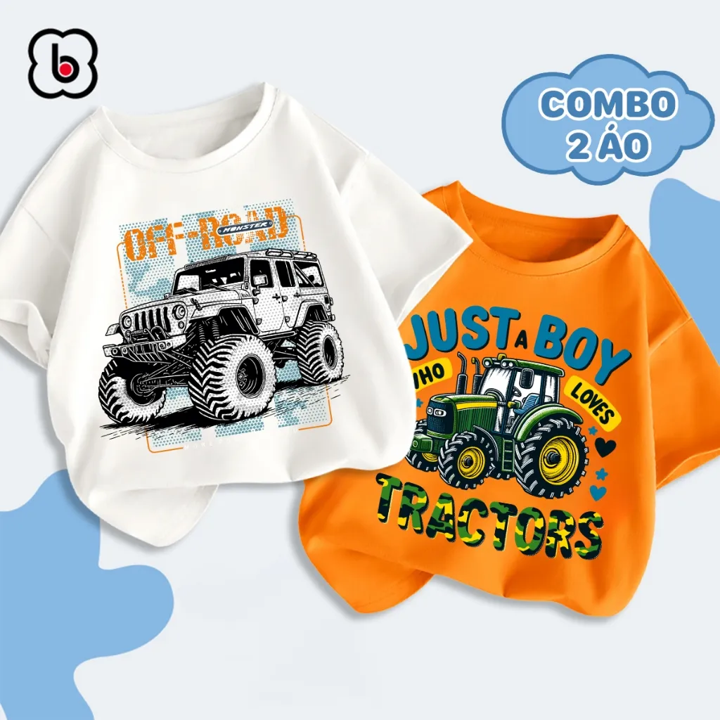 Ảnh Áo thun bé trai BabyloveGO áo phông cộc tay cho bé chất thun cotton thoáng khí co giãn 4 chiều 2