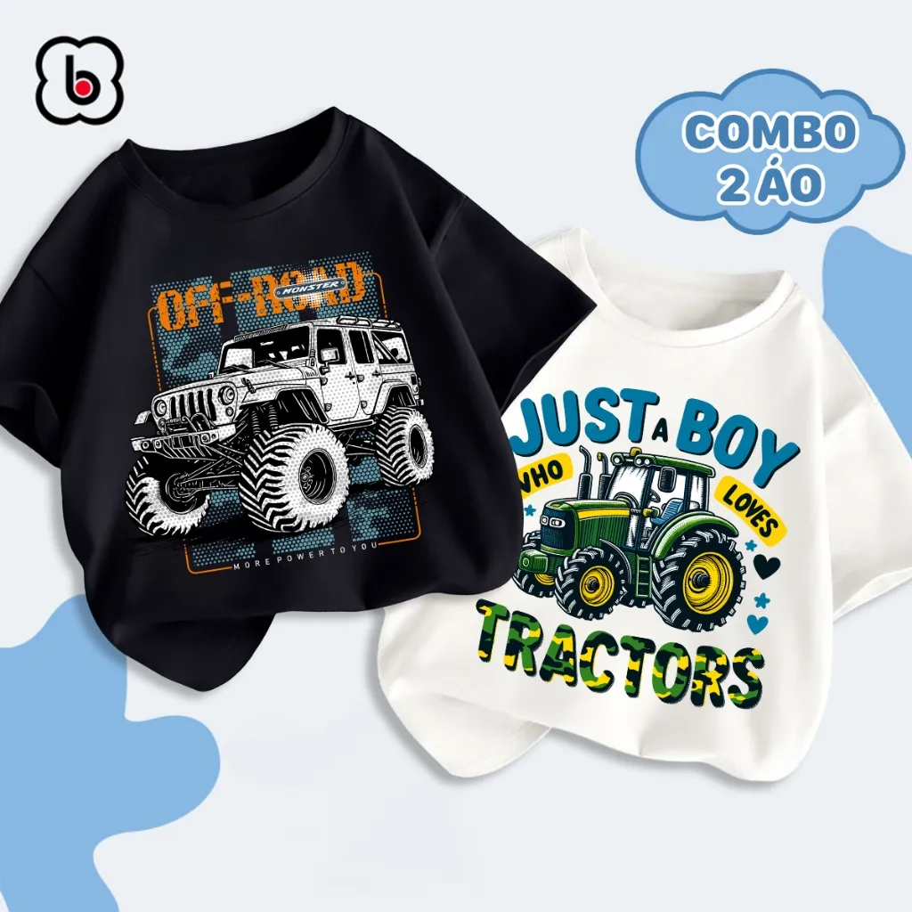 Ảnh Áo thun bé trai BabyloveGO áo phông cộc tay cho bé chất thun cotton thoáng khí co giãn 4 chiều 3