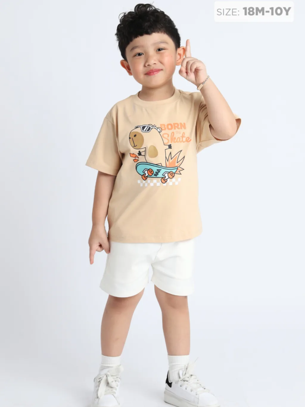 Ảnh Áo Thun Bé Trai Form Rộng Cotton Mềm Mịn Thoáng mát( 1-10 Tuổi) Baababy  AT30N 3