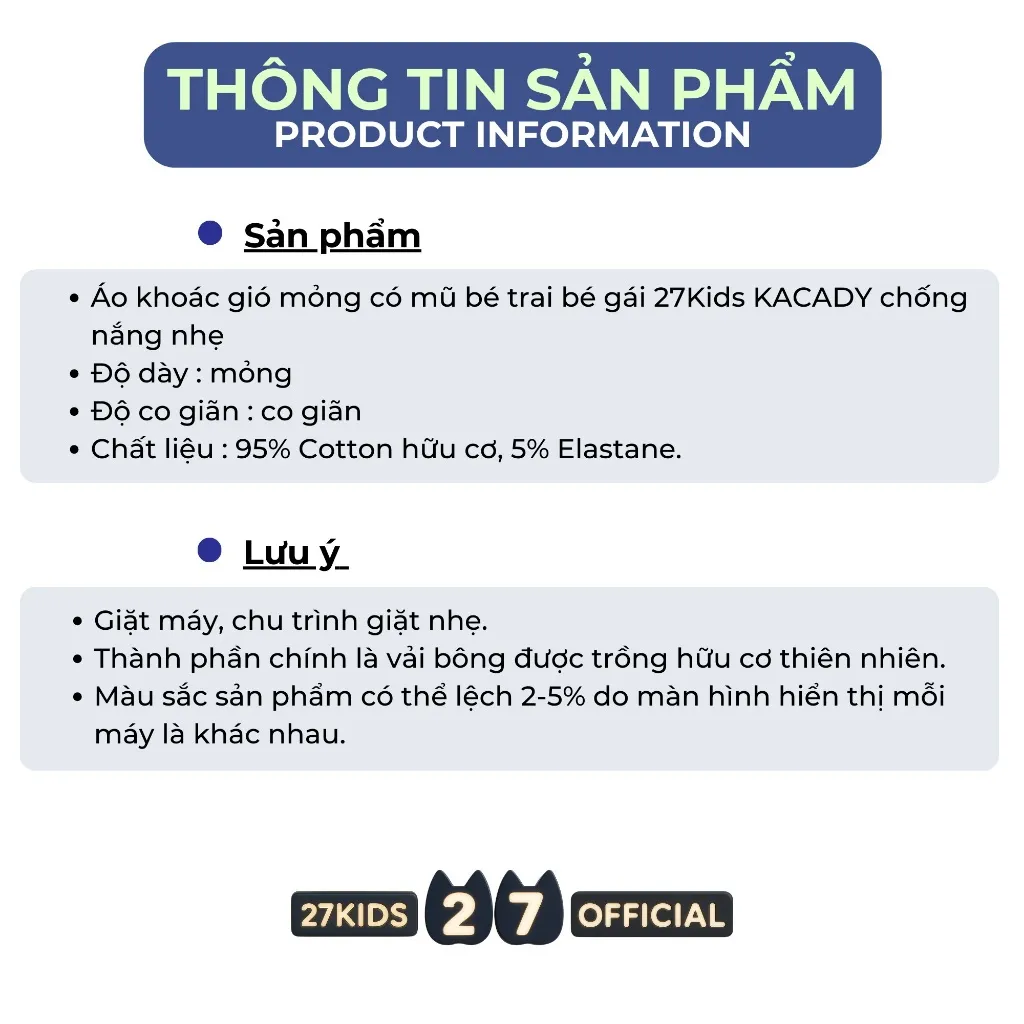 Ảnh Áo thun bé trai ngắn tay 27Kids KACADY áo cộc tay hè cotton cho trẻ 2-10 tuổi BSTS5 4