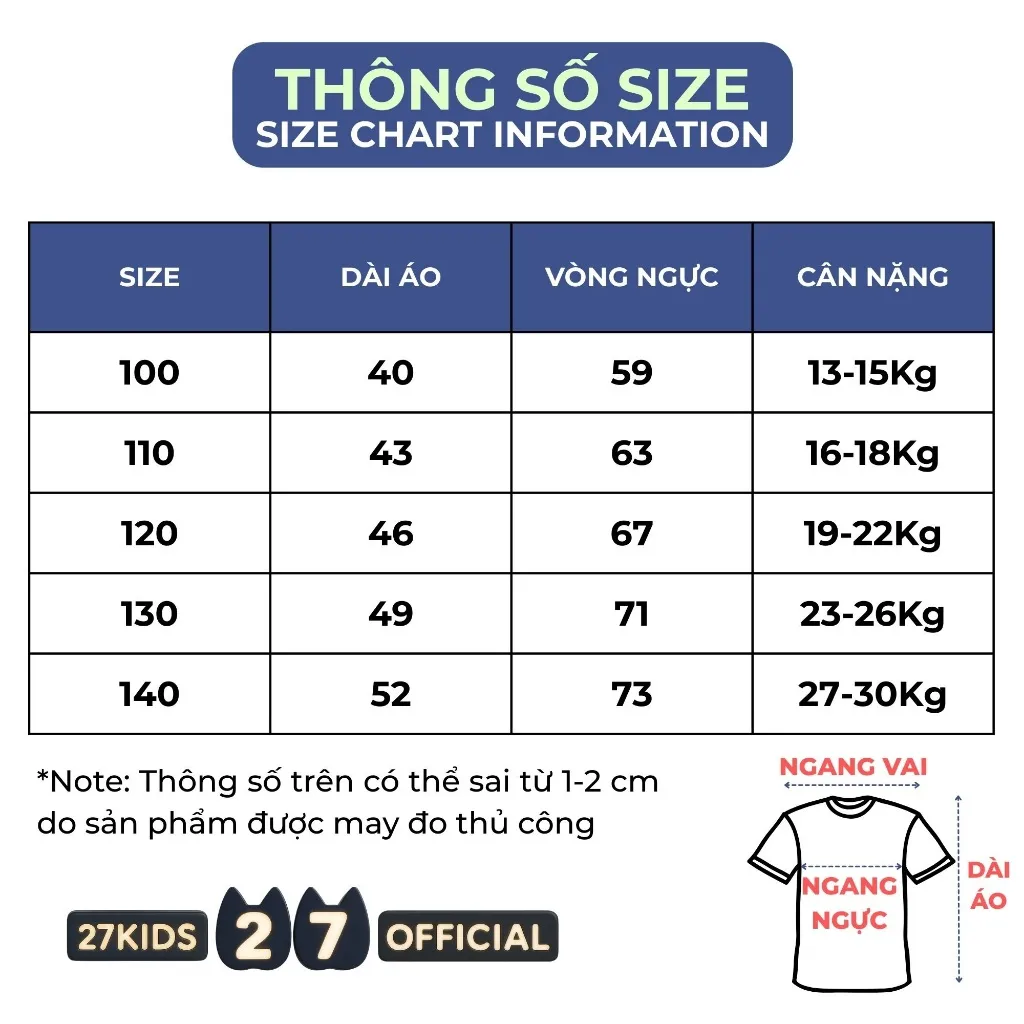 Ảnh Áo thun bé trai ngắn tay 27Kids cộc nam vải cotton cho trẻ từ 2-10 tuổi BSTS3 4