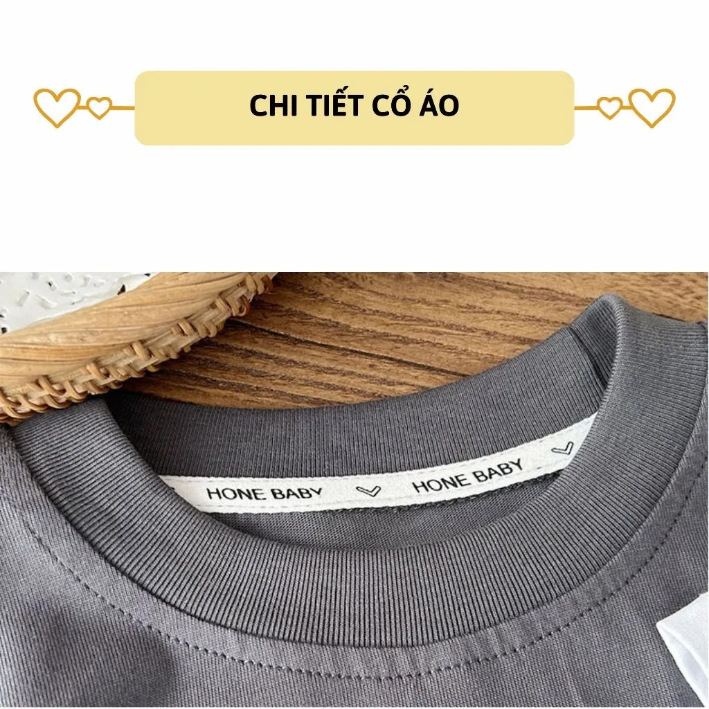 Ảnh Áo thun bé trai ngắn tay 27Kids áo cộc nam vải Cotton cho trẻ từ 4-10 tuổi BSTS7 3