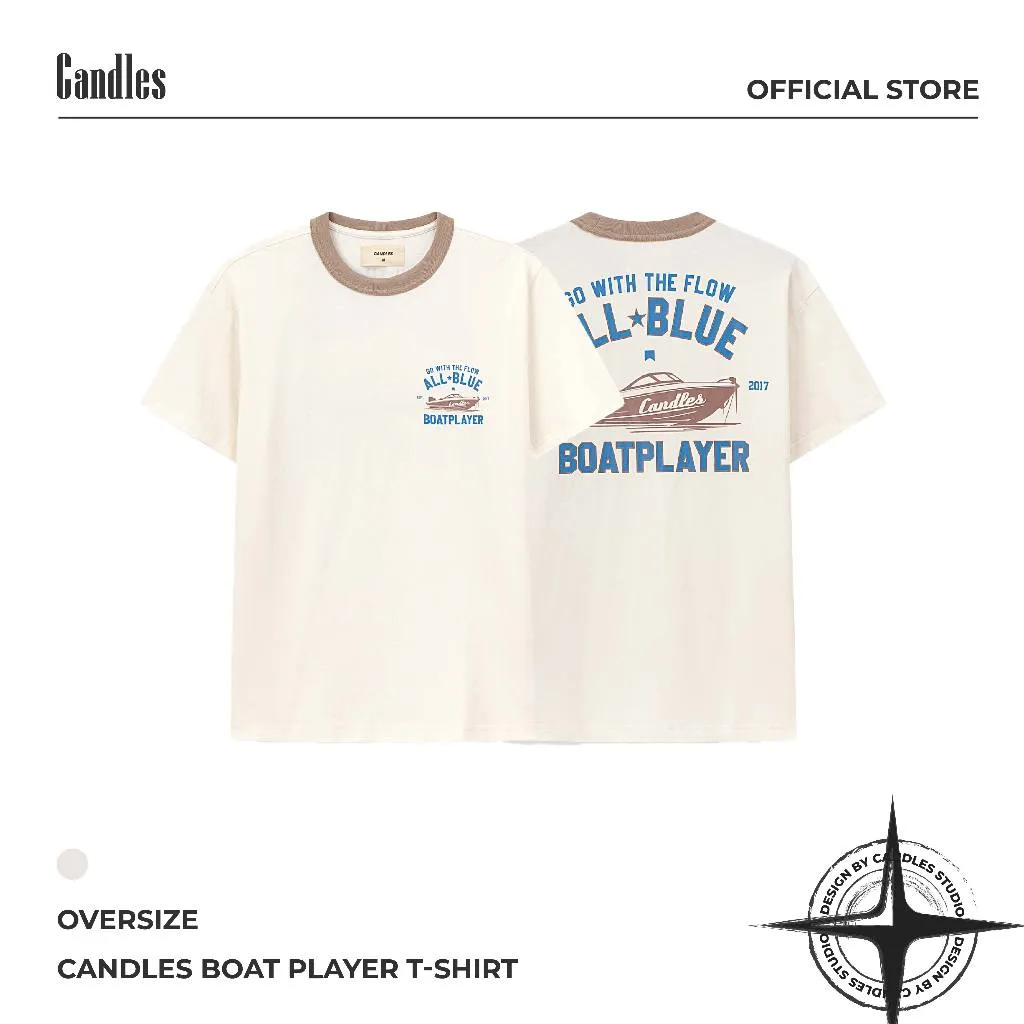 Ảnh Áo thun Candles Boat Player Oversize Tee Unisex 1