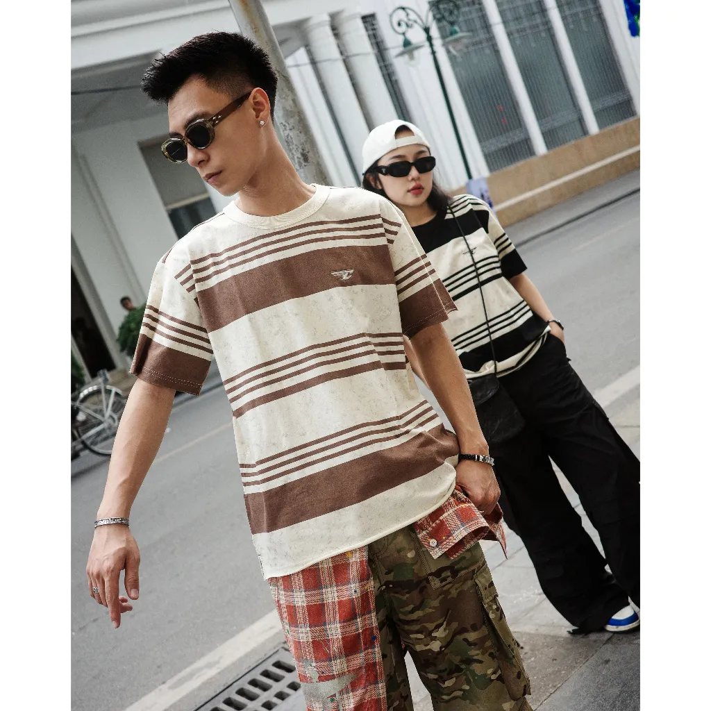 Ảnh Áo Thun Candles Crew Striped Oversize Tee Unisex 4
