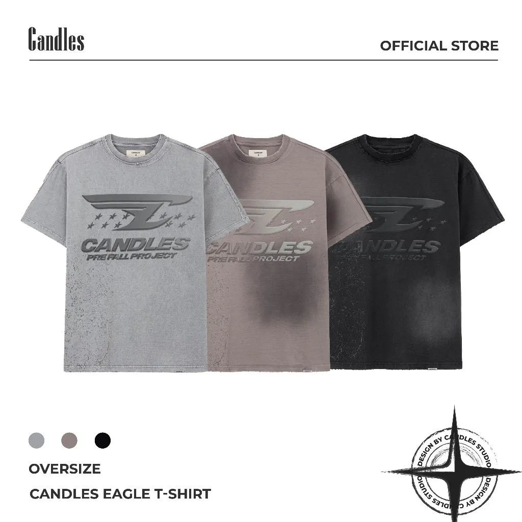 Ảnh Áo Thun Candles Eagle Oversize Tee Unisex 1