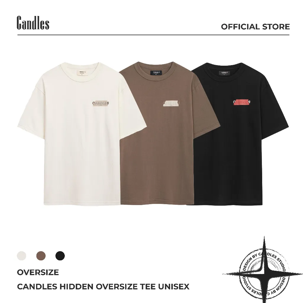 Ảnh Áo Thun Candles Hidden Oversize Tee Unisex 1