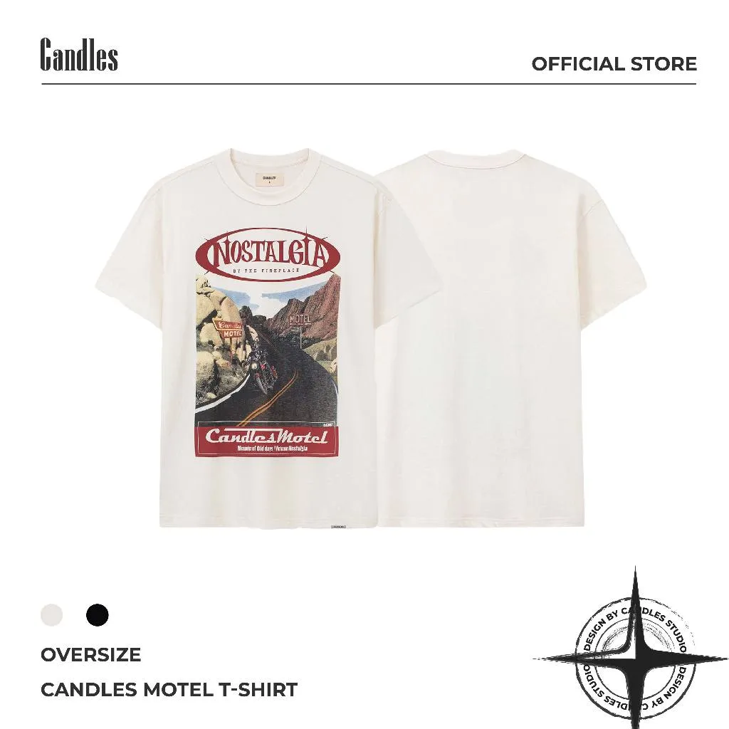 Ảnh Áo Thun Candles Motel Oversize Tee Unisex 1
